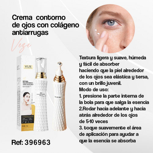 CREMA CONTORNO DE OJOS CON ESENCIA DE COLAGENO Y RETINOL