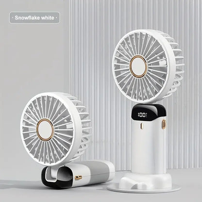 VENTILADOR DE MANO PLEGABLE Y PORTÁTIL