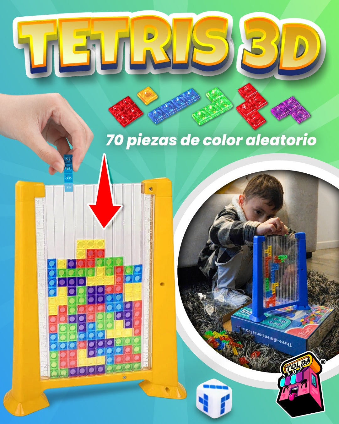 TETRIS 3D PARA NIÑOS 50% DESCUENTO